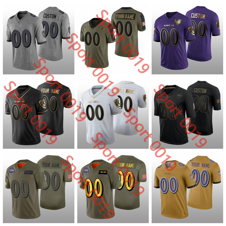 

Football Jerseys Baltimore''Ravens''men 8 Lamar Jackson 9 Justin Tucker 14 Kyle Hamilton 44 Marlon Humphrey Salute to Service Limited 1206, Nik