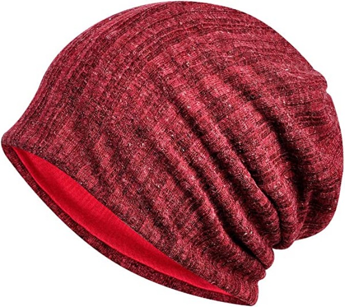 

Unisex Men Women Skullies Thin Beanies Solid Color Hedging Cap Casual Bonnet Hat, Pink