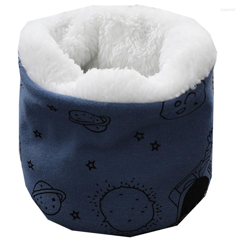 

Scarves Autumn Winter Children's Thick Scarf Cartoon Kids Mufflers Windproof Warm Plush Baby Boys Collar Girls Neckerchief