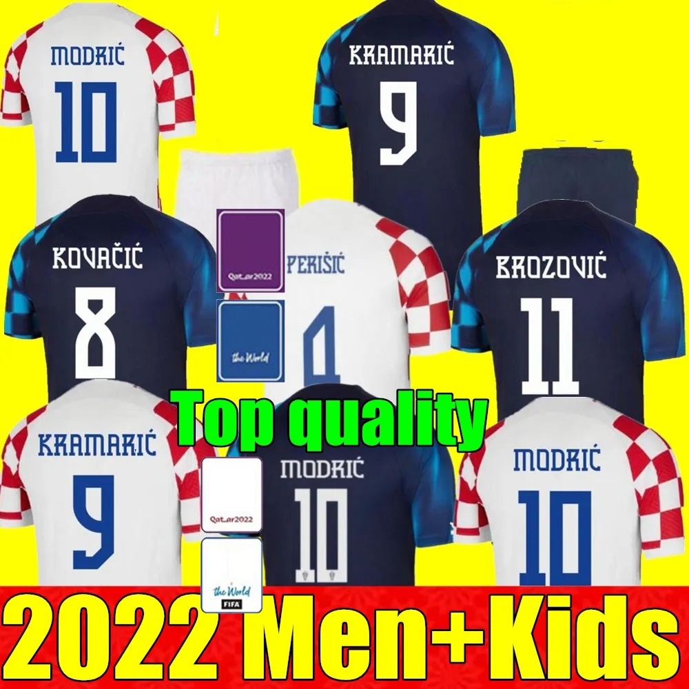 

2022 Croacia soccer jerseys MANDZUKIC MODRIC PERISIC KALINIC football shirt 22 23 Croazia RAKITIC CrOaTiA KOVACIC Men kids kit uniforms, Color 11