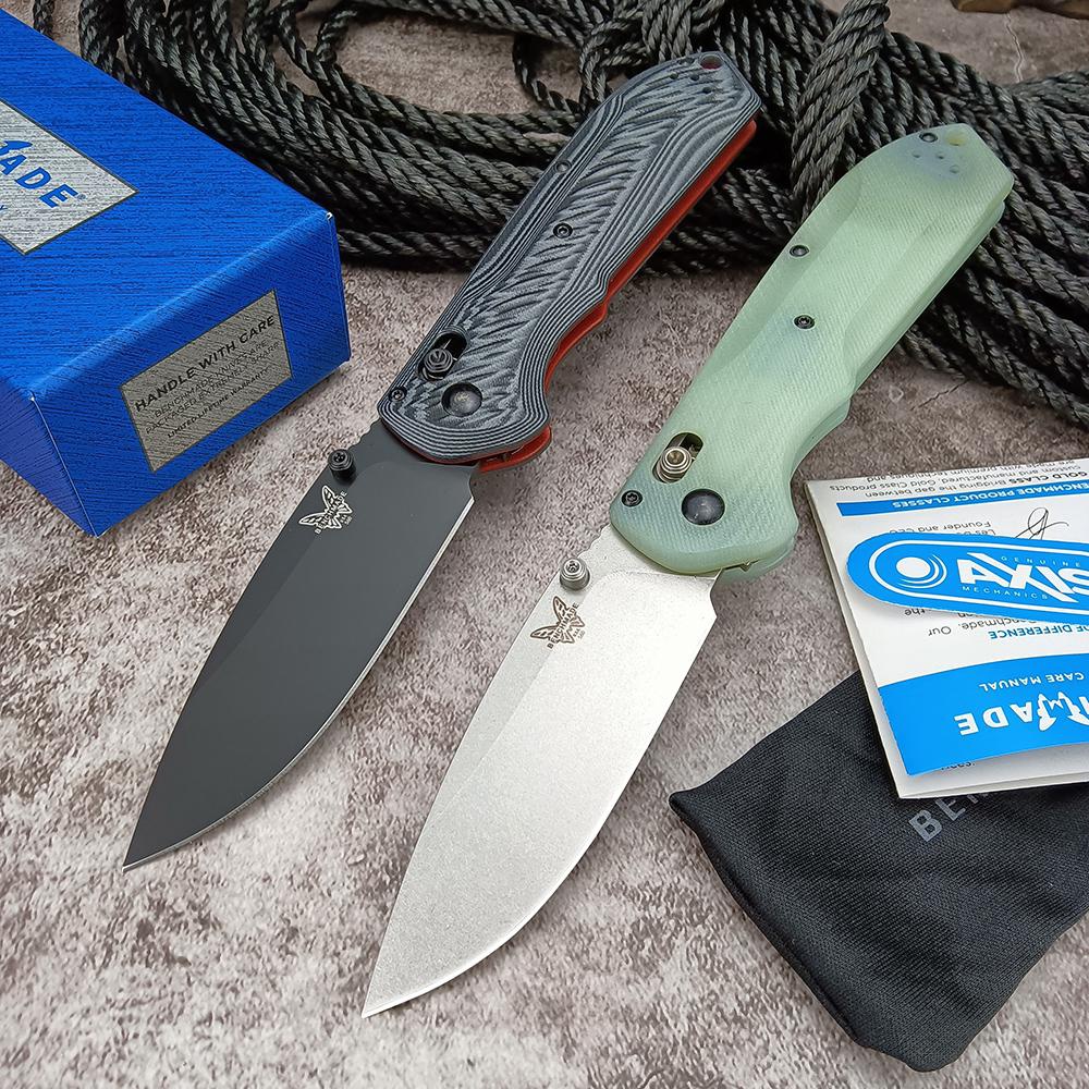 

Benchmade 560bk Pocket Folding Knife TACTICAL Camping Hunting Outdoor EDC Utility Manual Open KNIVES Tool G10 Handle CPM-M4 Blade Survival Self defense