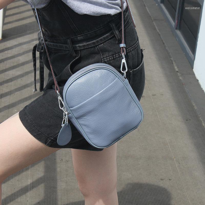 

Evening Bags Brand Genuine Luxury High Quality First Layer Cowhide Mobile Phone Women's Diagonal Soft Trend Fashion One Shoulder Bag, Black