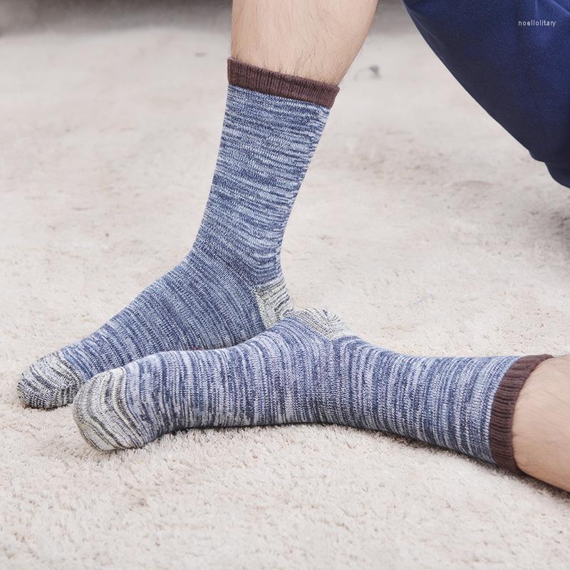 

Men's Socks Casual Mens Cotton 5 Pairs Of Man Retro National Wind Fashion Designer Style Male Strip, Multi