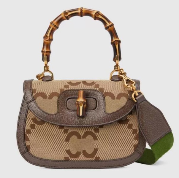 

CC Camel color Mini Bamboo Bag Fashion Good-looking Handbag Ladie Practical Versatile Striped Webbing Wide Shoulder Strap Designer Messenger Bags