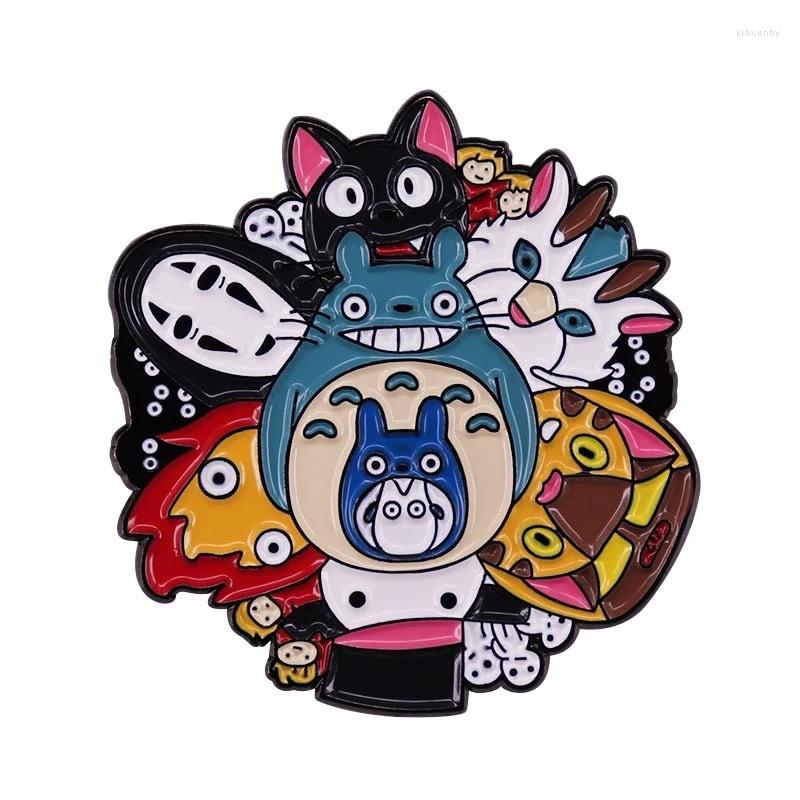 

Brooches LB2253 Japanese Anime Cute Animal Enamel Lapel Pin Badge Pins For Clothing Backpacks Decoration Jewelry Accessories Gifts