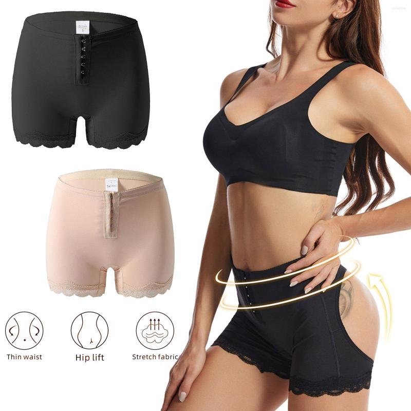 

Women' Shapers  6XL Adjustable Buttons Lace Sexy Belly Waist Body Shaper Women Enhancer BuLifter Bodysuit With Slits On The Side, Black