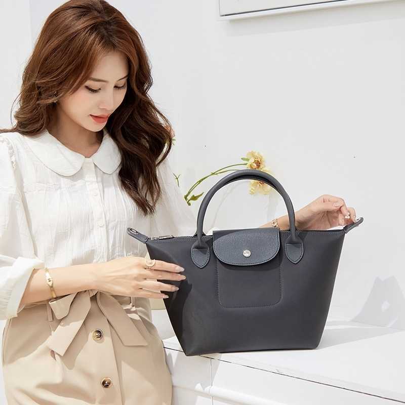

New Handbags French LC Bag Canvas Tote Nylon Dumpling wallet Commuter Women's handbag Large Capacity Shoulder Bags, Khaki mini 1