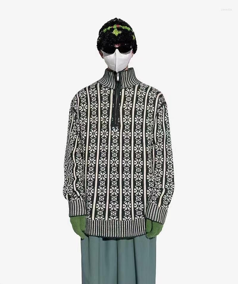 

Men's Sweaters My078 Fashion Men's Tops&Tees 2022 Runway Luxury European Design Party Style Clothing, Black