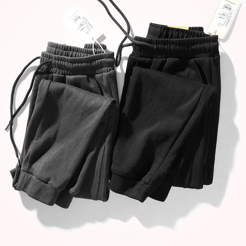 

Men's Pants 2023autumn And Winter Sweatpants Men 's Elastic Waist Drawstring Ankle-Tied Sports Casual, Black