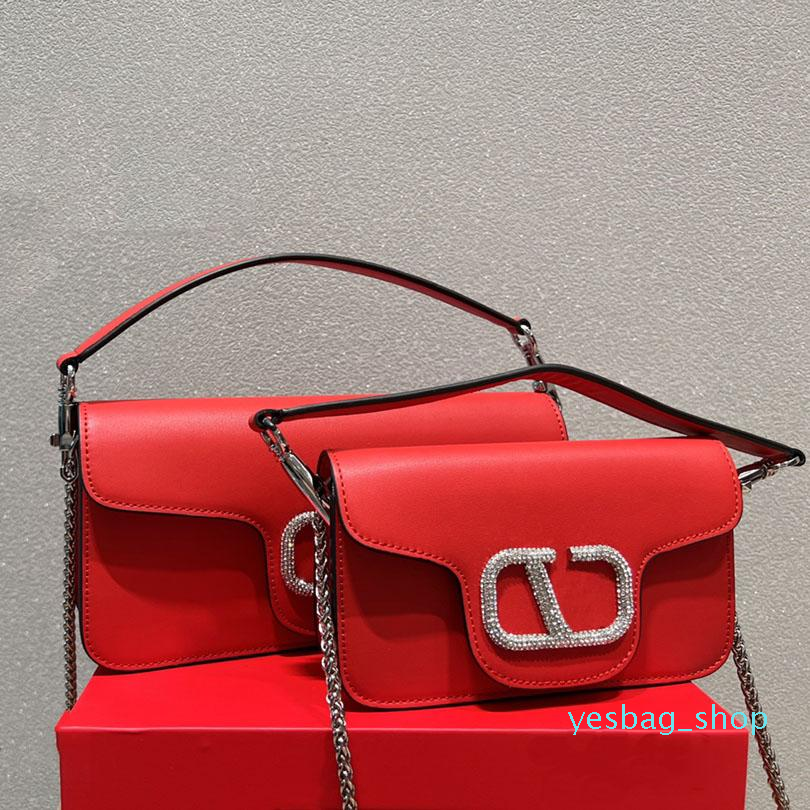 

Designers Bags Luxurys woman shoulder bags handbags 552 versatile Glistening messenger bag letter shopping wallet small square package nice good, Red