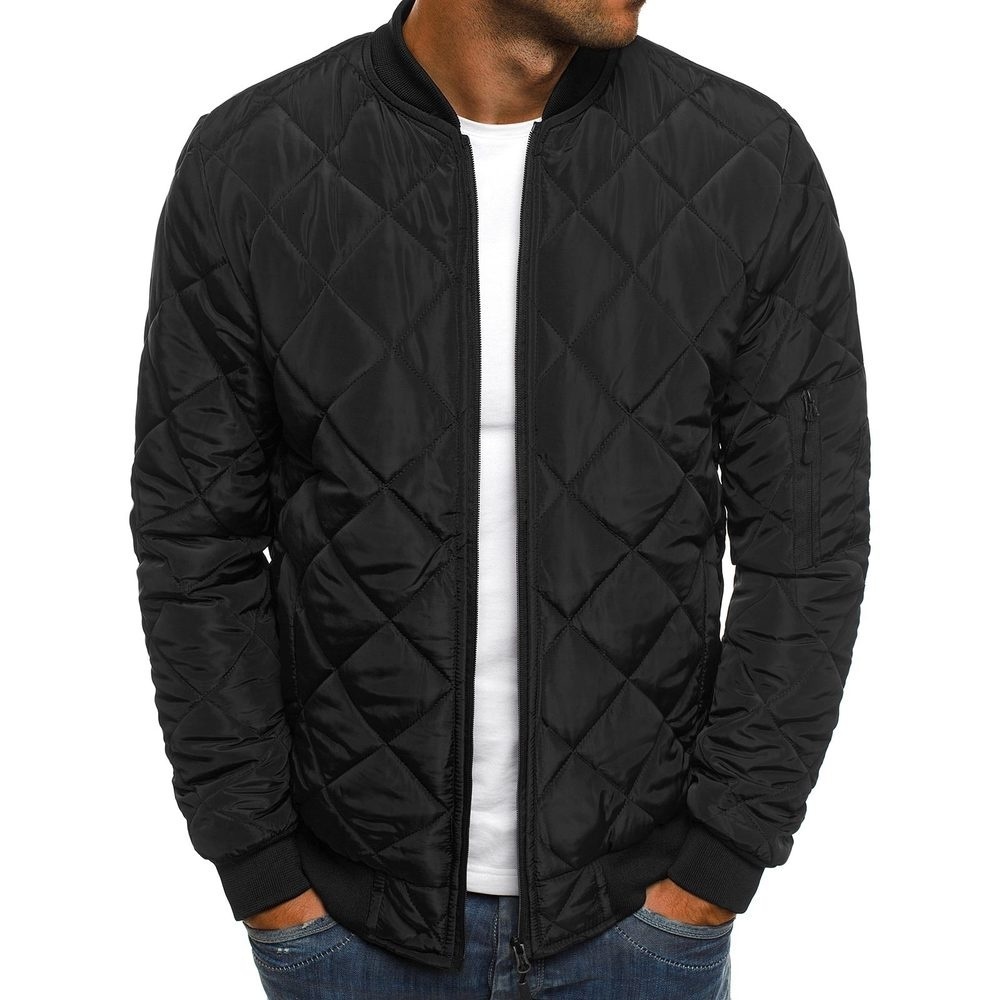 

Mens Down Parkas Casual Plaid Jacket Wind Breaker Overcoat Winter Clothes Windproof Zipper  Male Clothing 221206, Red wine