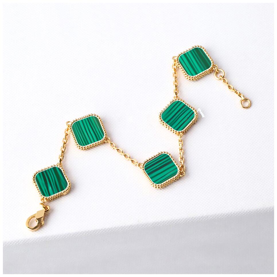 

Clover Bracelets Clovers Bracelet Chain Silver Bangle Design Links Silver Braclets For Women Armband Personalisiert Bangles Gold Chains Shamrock Braclet