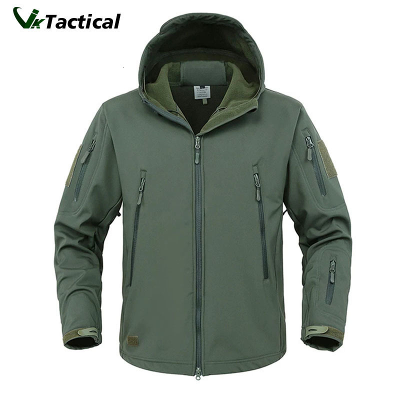 

Mens Jackets Military Shark Skin Soft Shell Tactical Windproof Waterproof Jacket Army Combat Hooded Bomber Coats 221206, Pants green