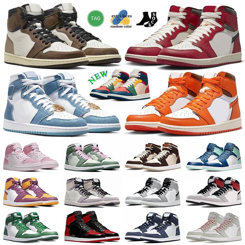 

Top Jumpman 1 High OG Basketball Shoes J 1s Ts Dark Moch Chicago Lost and Found Starfish Denim Multicolor Mid Dutch Green Bred Patent Black White J1 Designer Sneakers, B39 low se arctic punch 36-40