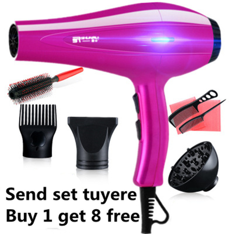 

Hair Dryers Professional 4000W Powerful Hair Dryer Fast Styling Blow Dryer And Cold Adjustment Air Dryer Nozzle For Barber Salon Tools 221206