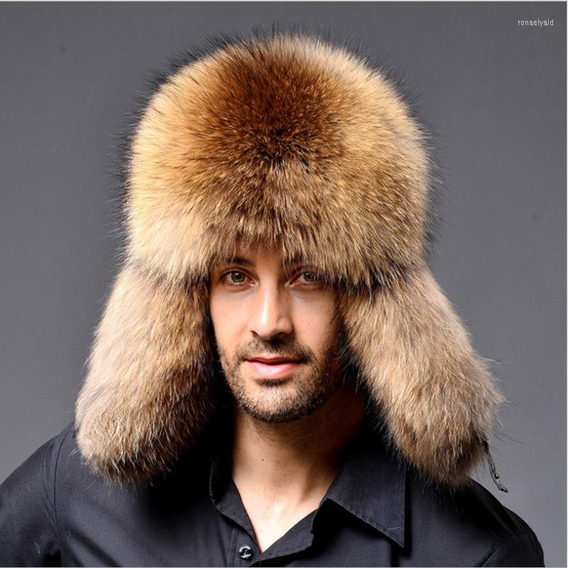 

Berets WZCX Faux Fur Keep Warm Outdoor Thicken Earmuffs Hat Casual Cold Protection Mens Winter Adult Cap, 01