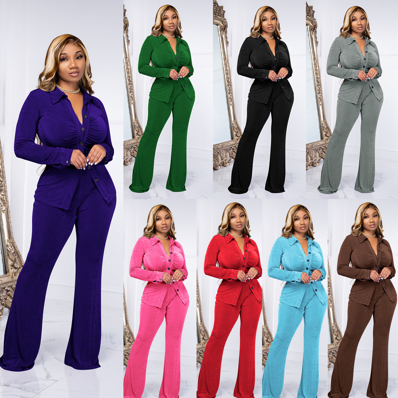 

Womens Two Piece Pants Sexy Velvet Blouses Set Suits Women Elegant Shirt Top Party Outfits Luxury Clothes Club 2 s 221206, Red