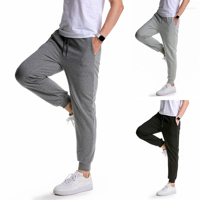 

Men' Pants Men' Jogging Casual Euro Size 60% Cotton Fitness Sportswear Trousers Skinny Bottoms Sports For Men, Black
