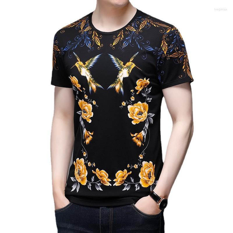 

Men's T Shirts Exquisite Animal 3D Printing Fashion Casual Short Sleeve Shirt Summer 2022 Quality Cotton Spandex Soft Silky Men -3XL, Picture shown