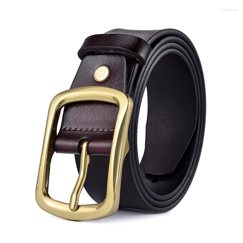 

Belts Crossten High Quality Cowhide Genuine Leather For Men Cowboy Luxury Strap Brand Male Vintage Fancy Jeans Designer Belt, Black