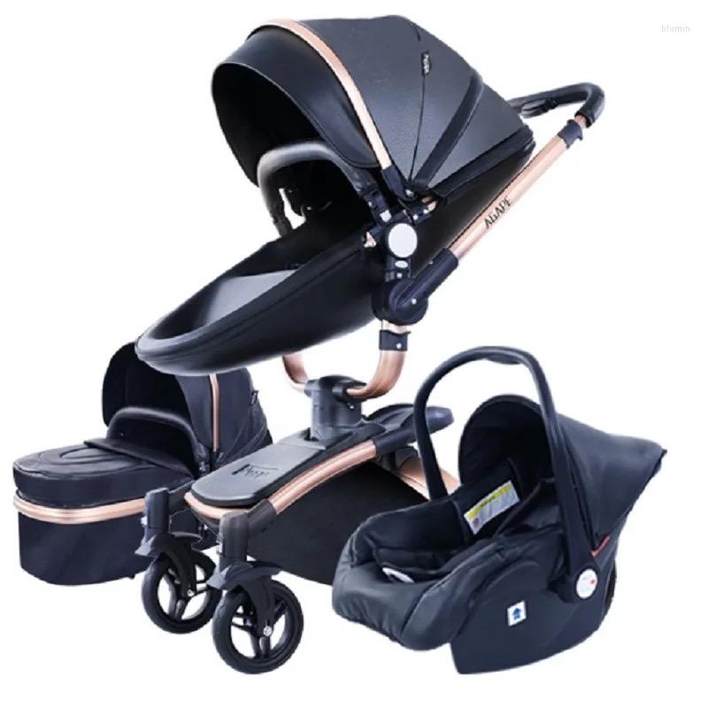 

Strollers 2022 Luxury Baby Stroller 3 In 1 Born Car Carriange Shell Type Pushchair High Quality Pram Landscape
