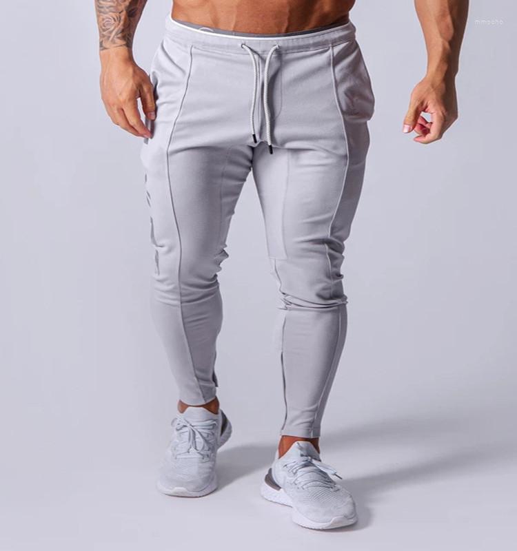 

Men's Pants Spring And Autumn Sports For Men Running Training Cotton Slim With Small Feet Lacing Casual Health, Black