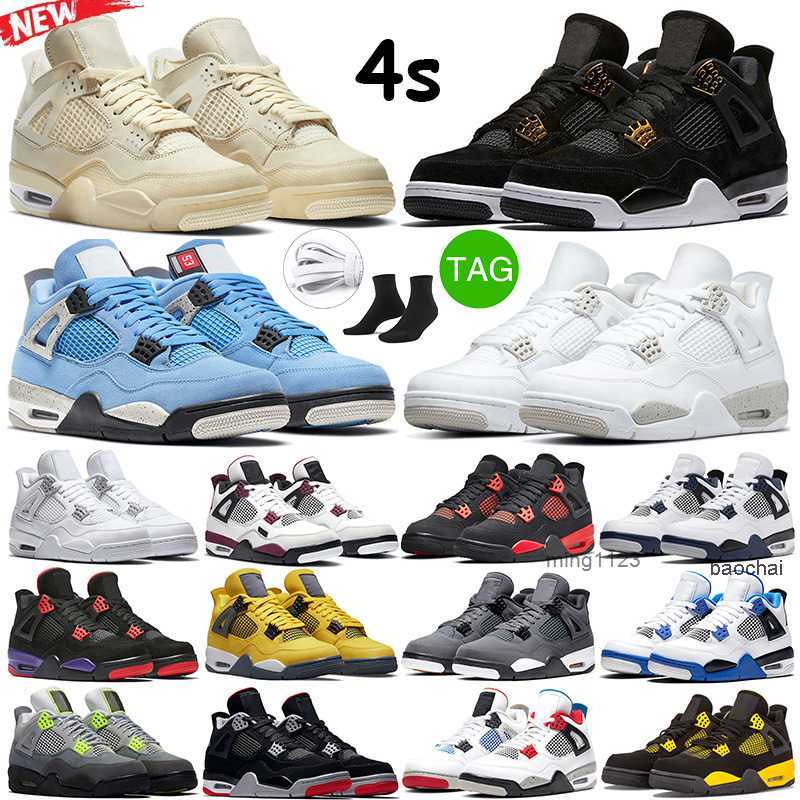 

2023 Shoes 4s white cement 4 retro men women basketball shoes what the military black gum jumpman 4 fire red mens trainer sports sneakers, #22 mushroom