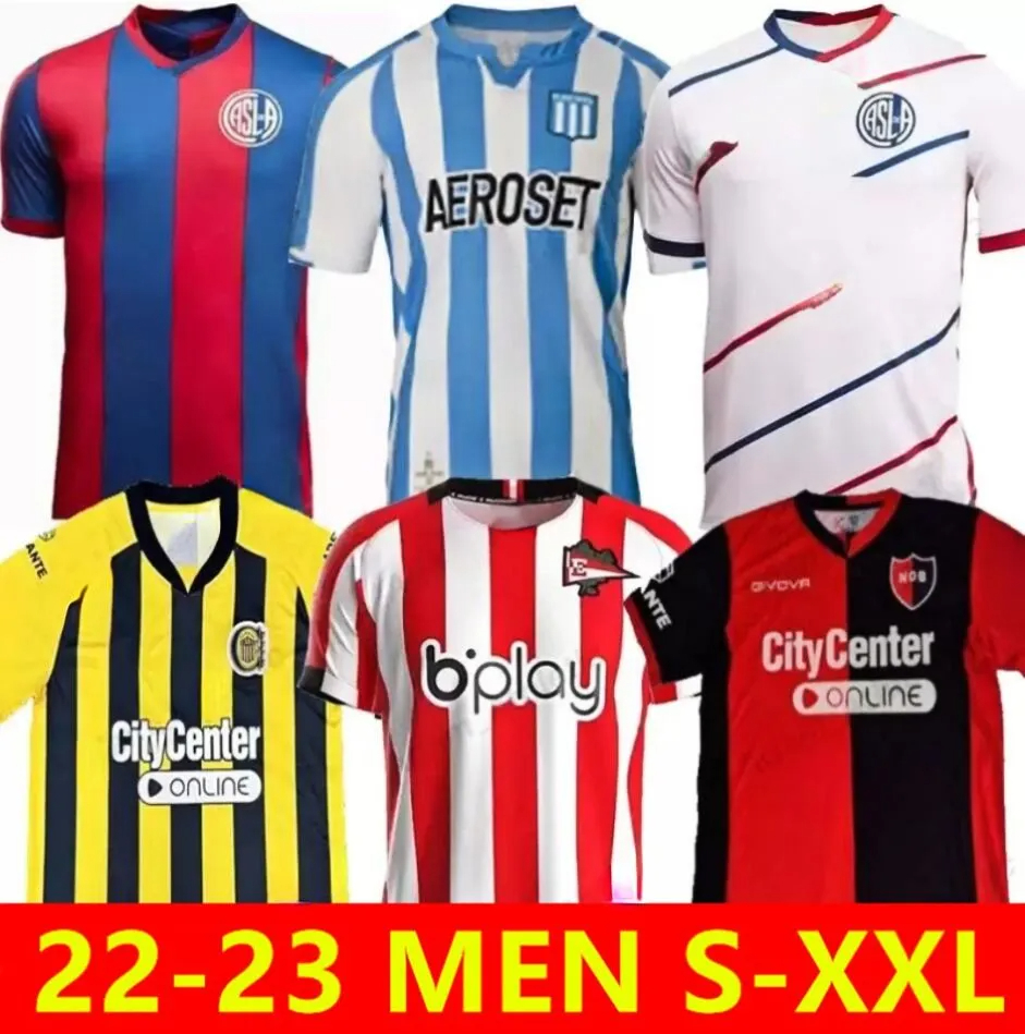 

22 23 San Lorenzo soccer jerseys Racing Club football shirts Estudiantes de La Plata jersey Newell's Old Boys shirt Rosario Central Camiseta de Futbol, 21-22 san lorenzo away