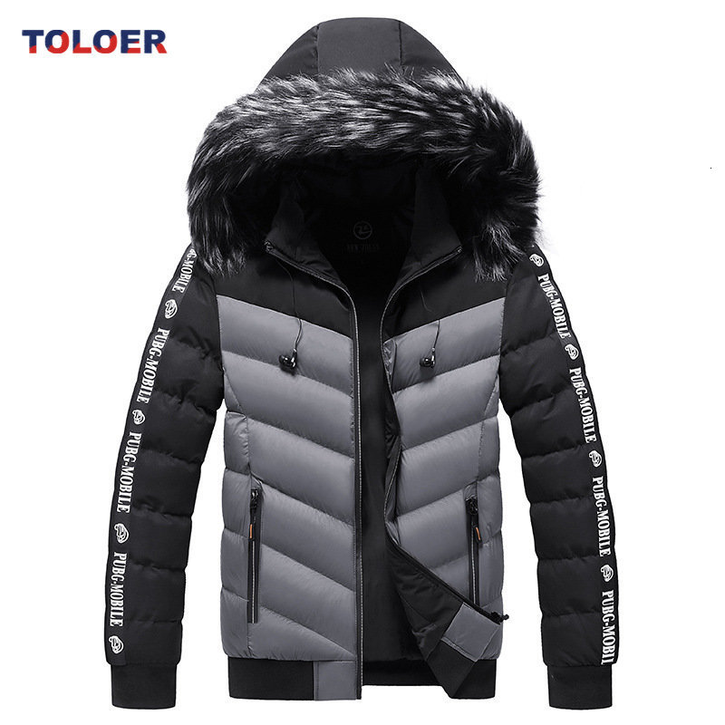 

Mens Down Parkas Winter Warm Men Hooded Jacket Coat Fur Collar Thick Fleece Man Outerwear Windproof Coats 221206, Hq215yellow