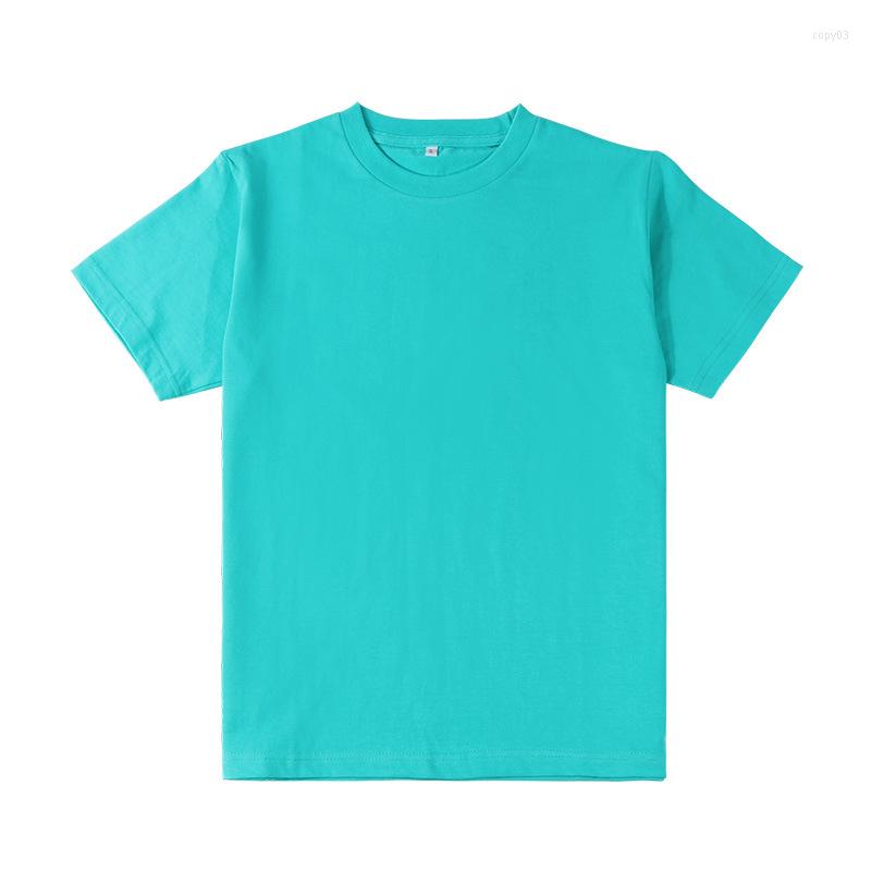 

Men's T Shirts 230g Heavyweight Cotton Short-sleeved T-shirt Men And Women Seamless Solid Color White Blank Shirt Ins Wholesale, Brick red