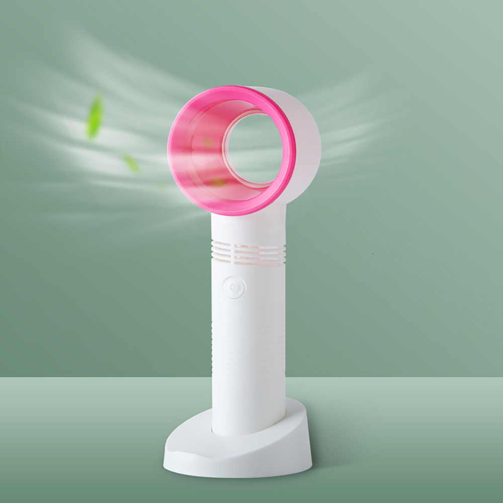 

Hair Dryers Electric Handheld Fan Wireless Leafless Mini Fan Charging Electric Bladeless Hair Dryers Easy Carry Multifunctional Phone Holder sfg 221206