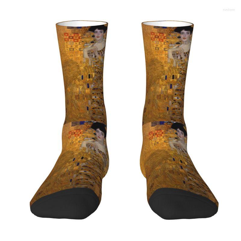 

Men's Socks Gustav Klimt Men Women Crew Unisex Cool 3D Print Painting Art Dress
