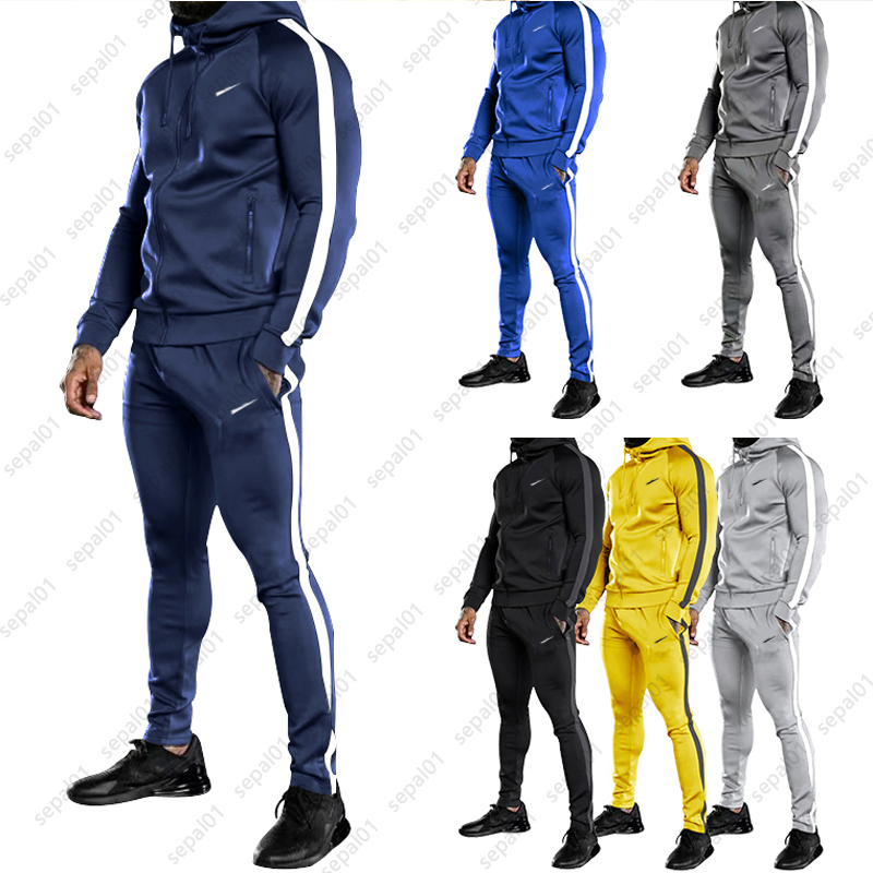 Tracksuits Men Women Sets Spring Autumn Hoodies Pants 2 Piece Set Running Hoody Mens Brand Sweatshirt Joggers Sweatpant Suit-image-825734754
