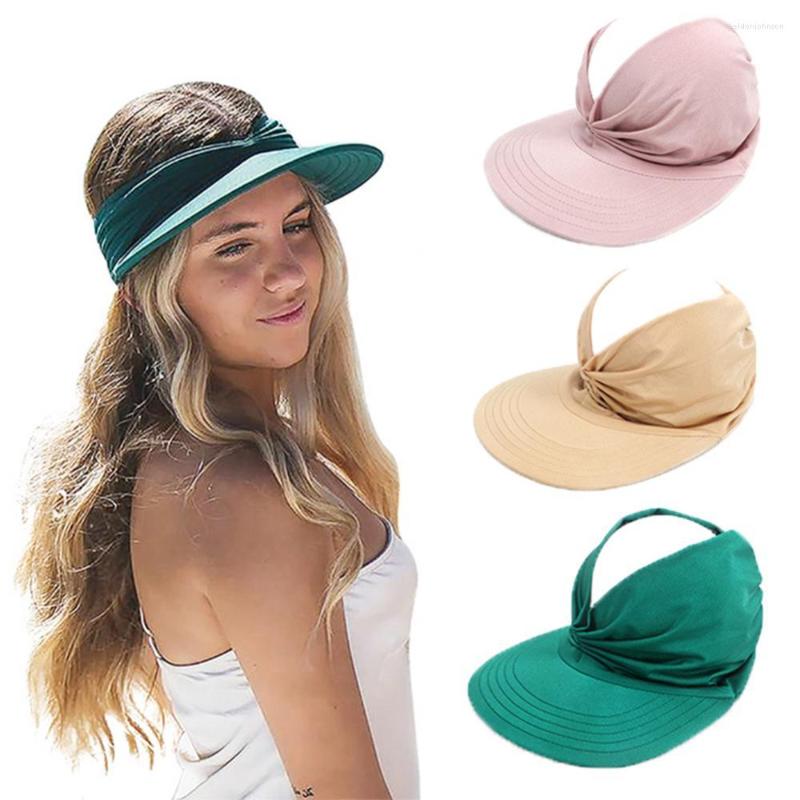 

Wide Brim Hats Women Sun Visor Hat Sunhat Summer Outdoor Casual Sunscreen Caps Anti-ultraviolet Elastic Hollow Top Beach, 05