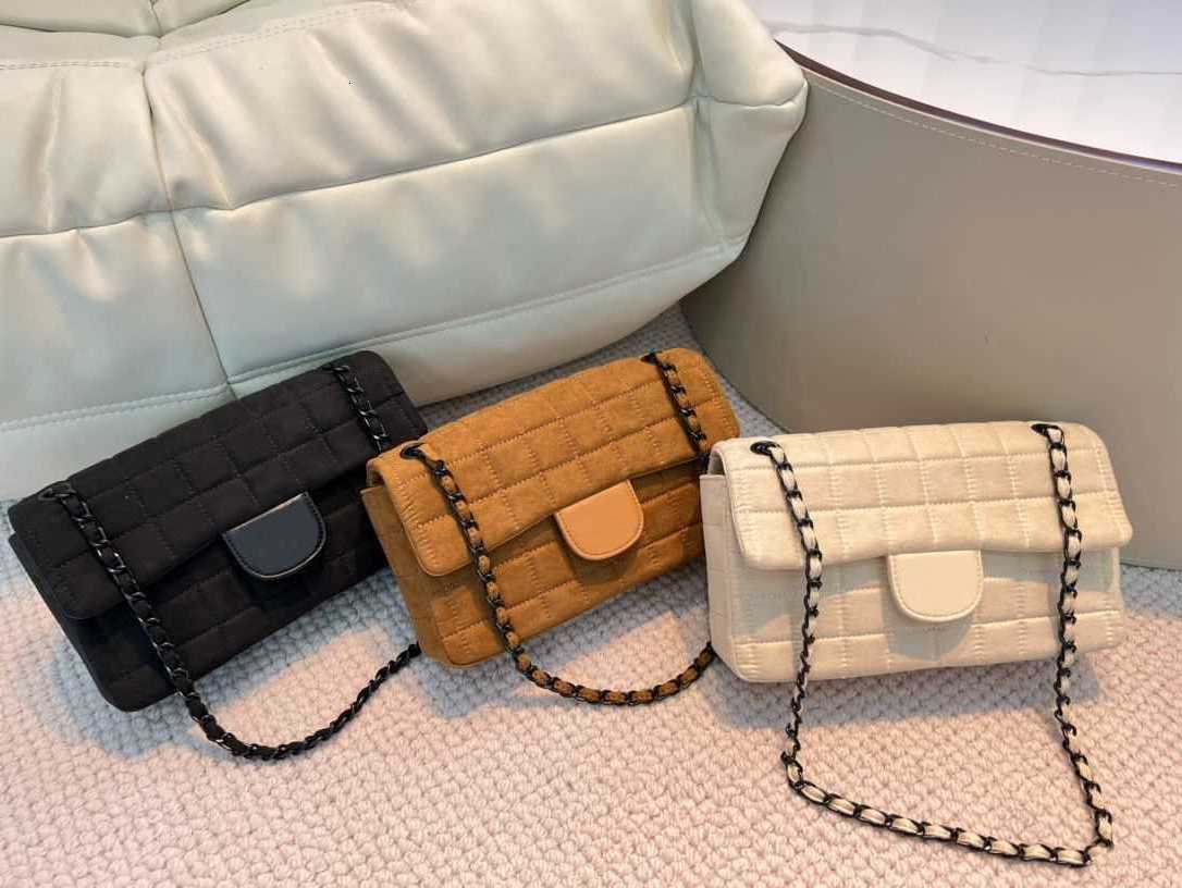 

CC Bag Wallets Ladies Turn fur Chain Strap One Shoulder Messenger Spring Work Commute Temperament Casual Classic Women's Bag Versatile Handb, Box