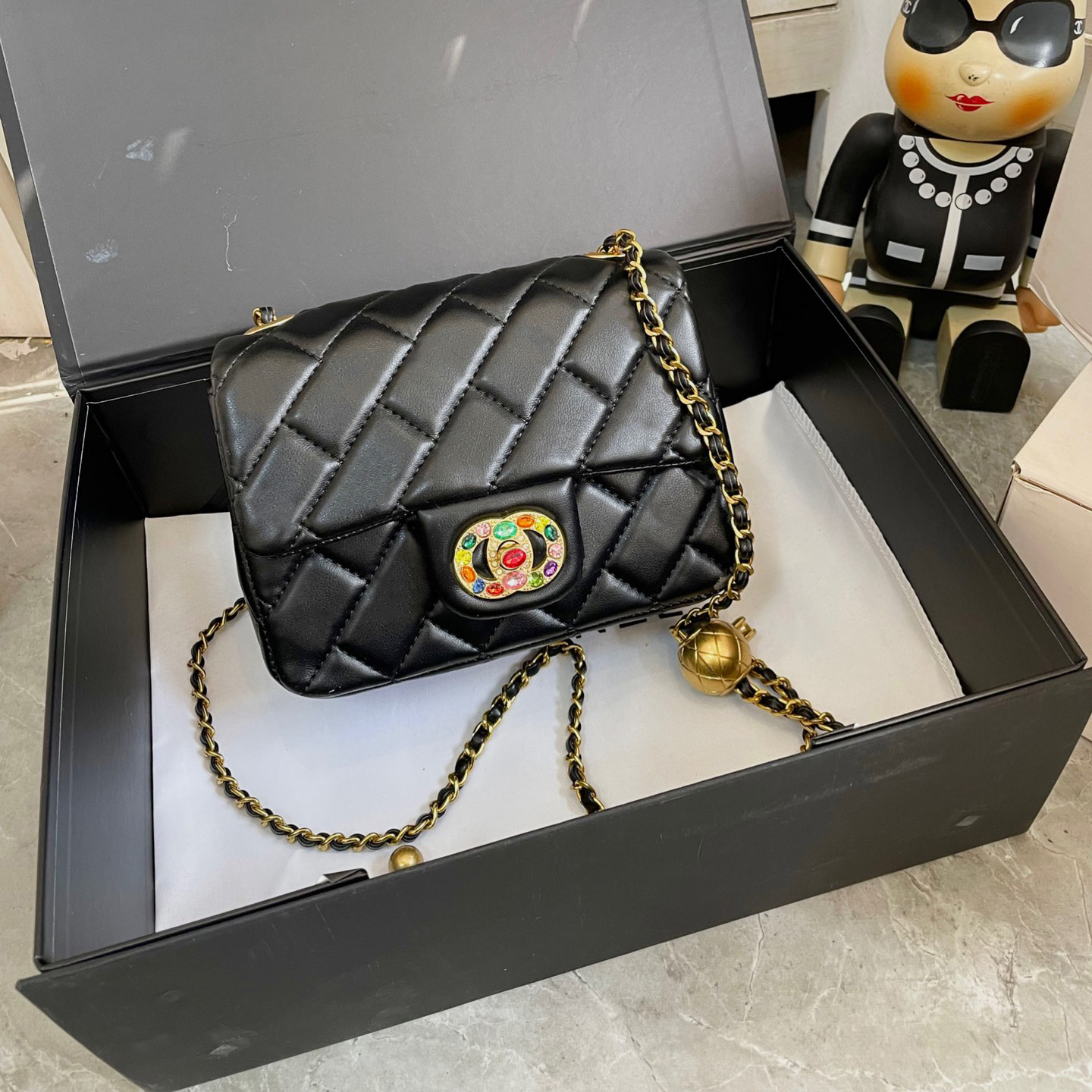 

5A Designer Bag Luxury Purse H Brand Shoulder Bags Leather Handbag Woman Crossbody Messager Cosmetic Purses Wallet by top99 S268 005, #box