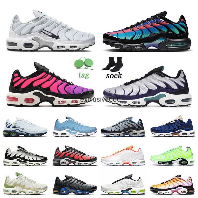 

mens women tn plus running shoes sneakers size 12 Black White Dusk Red Spray Paint Lime Blast Special Tns Men Athletic OG Trainers 36-46, A55 grey black orange 40-46