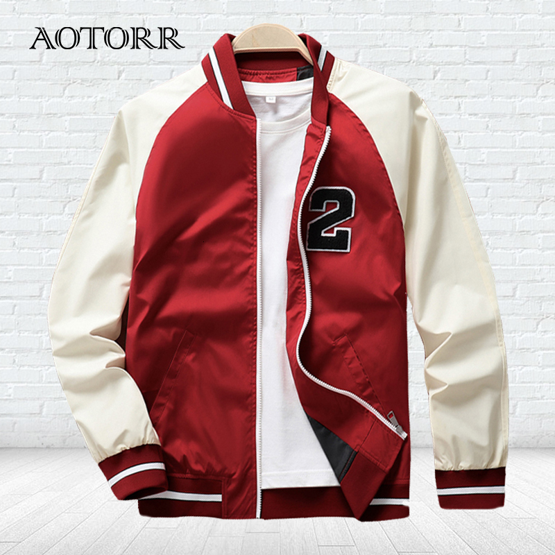 

Mens Jackets Patchwork Jackets Men Sportswear Spring Autumn Casual Mens Baseball Jacket Streetwear Slim Pilot Coat Fitness Clothing EU Size 221205, Black