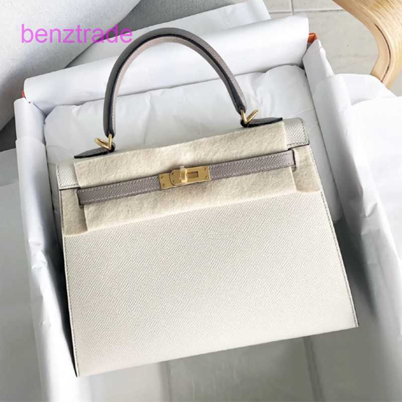 

Herme Kely bags for women online shop 2022 new second generation palm print bag fashion one shoulder portable diagonal cross leisu, White4