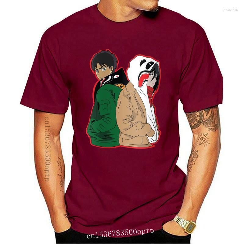 

Men' T Shirts Men Short Sleeve Tshirt SHINGEKI NO HYPEBEAST Unisex Shirt Women T-shirt, Beige