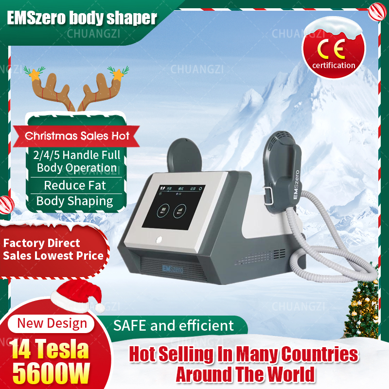 

New Portable DLS-EMSLIM 4 Handles EMSzero Muscle Stimulation Fat Body Shaping Beauty Instrument Sculpt For Salon