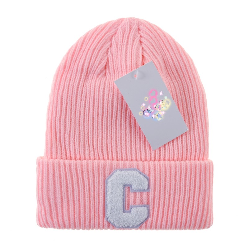 

2023 C-line wool cap warm in winter skull cap outdoor fashion for men and women C4