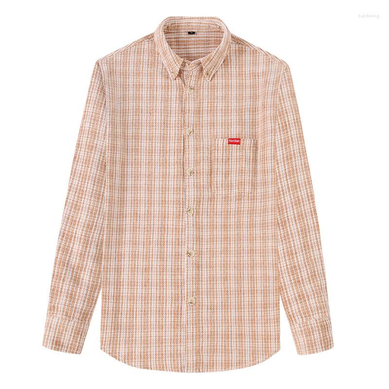 

Men' Casual Shirts Chenille Plaid Shirt Easy Care Formal Business Button Up Men' Single Pocket Long Sleeve For Men, Black white stripes