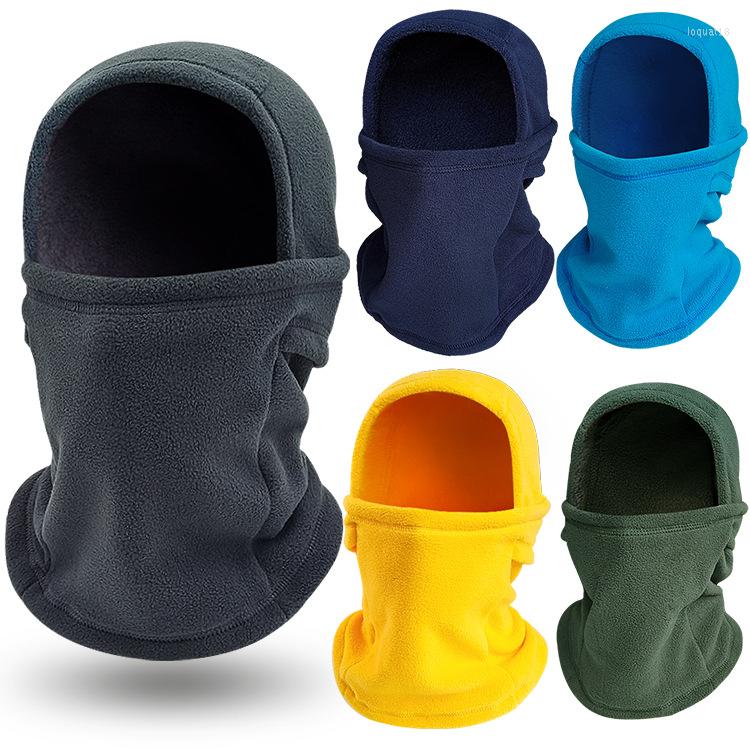 

Bandanas Winter Fleece Balaclava Mask Hat Outdoor Sports Bicycle Motorcycle Riding Warm Headgear Keep Windproof Face