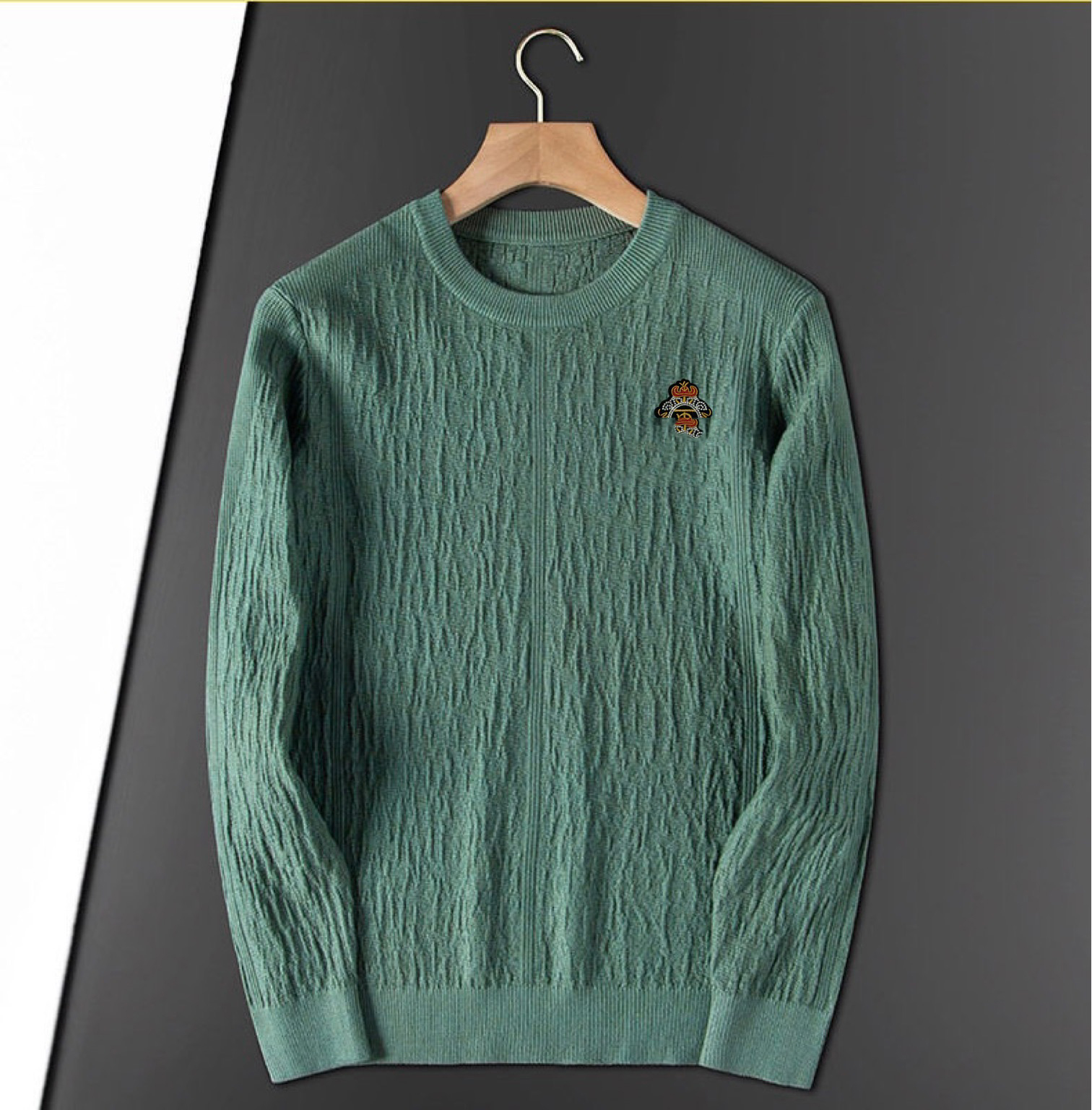 

Designer sweater men fashion men classic knit mens clothing pullover sweaters Animal print casual Winter hoodie pullovers women letter size M-4XL.15, Khaki