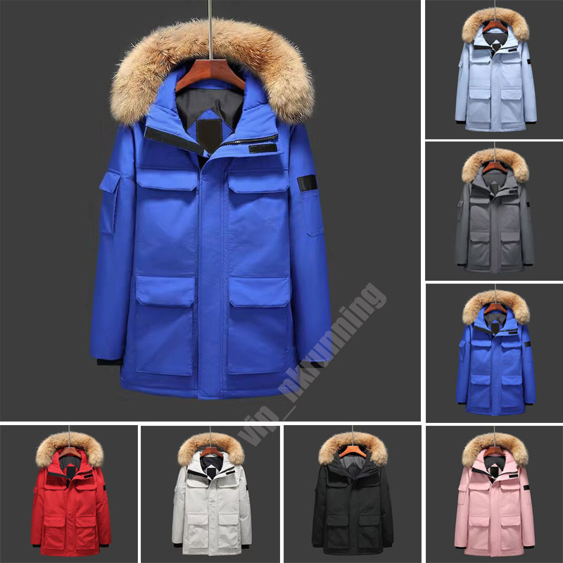 

2023 Mens Jackets Winter Cotton Women's Parka Coats Fashion Outdoor Windbreakers Couples Thickened Warm Coats Custom Designer clothing, Color 3