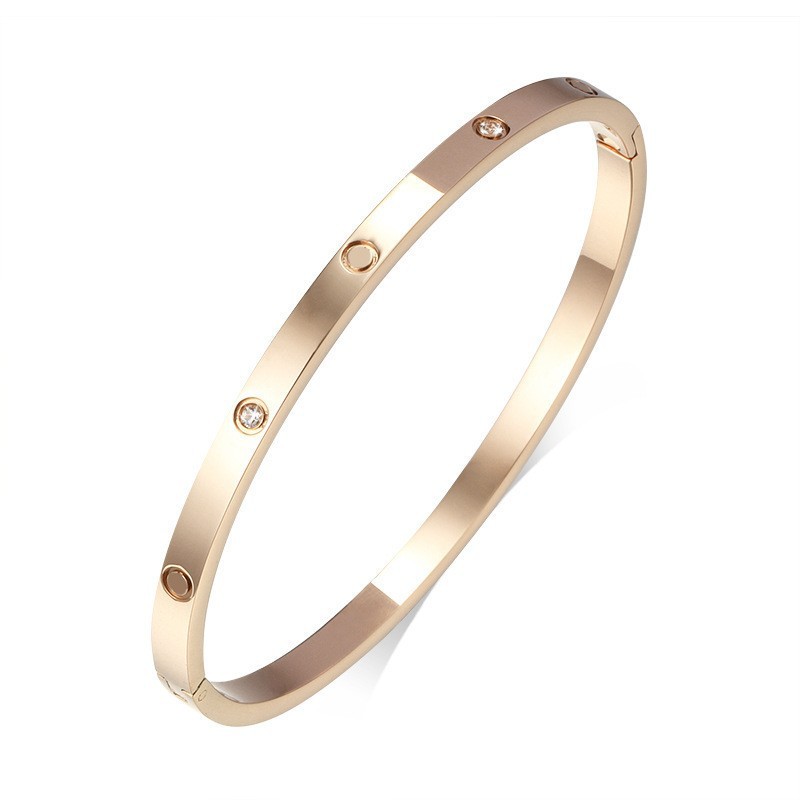 

designer bracelet Bangles love silver rose 18k gold Screw Screwdriver Nail Bangle Bracelet Couple Jewelry for mens womens celtic gift stainless steel