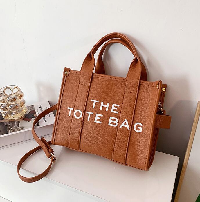 

The Designer Tote Bags 2022 new fashion ladies tote shopping bag Marc handbag large capacity shoulder crossbody women PU leather canvas wallet purse clutch 011