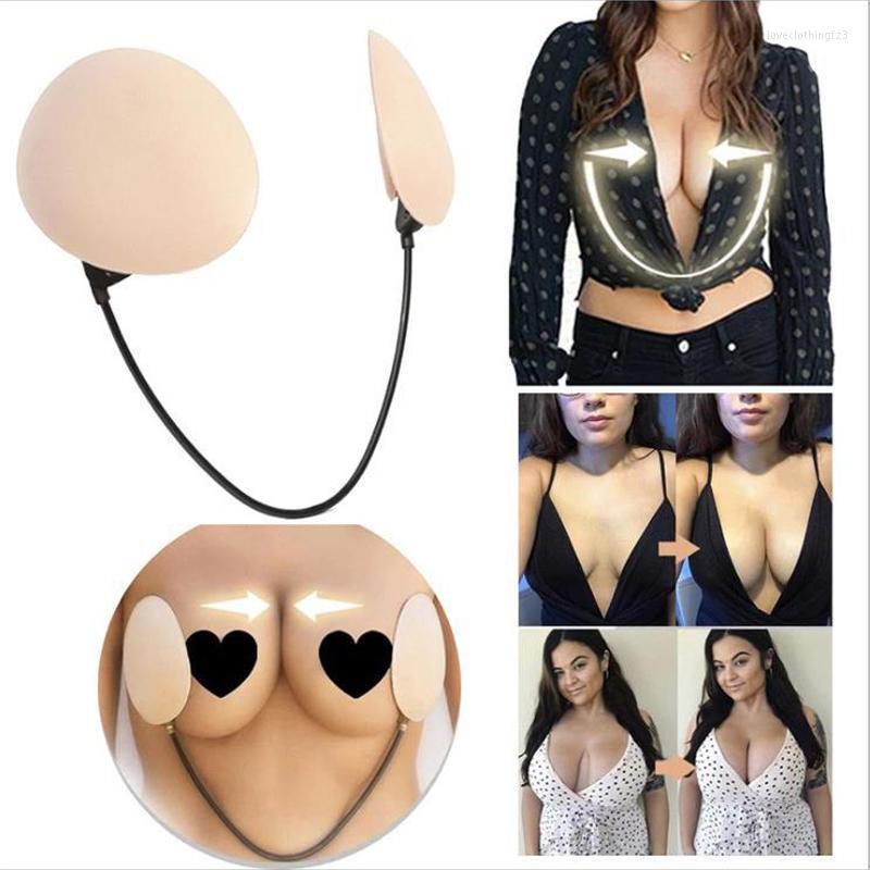 

Bras Strapless Bra Summer Push Up Frontless Nipple Patch Underwear Accessories Backless Deep Plunge Invisible, Auburn