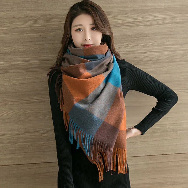 

Scarves conditioning female winter Korean version office thickened warm keeping scarf shawl